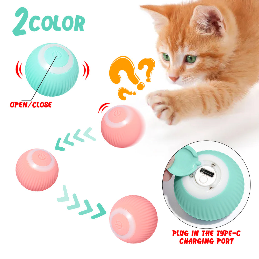 Automatic Rotating Cat Ball